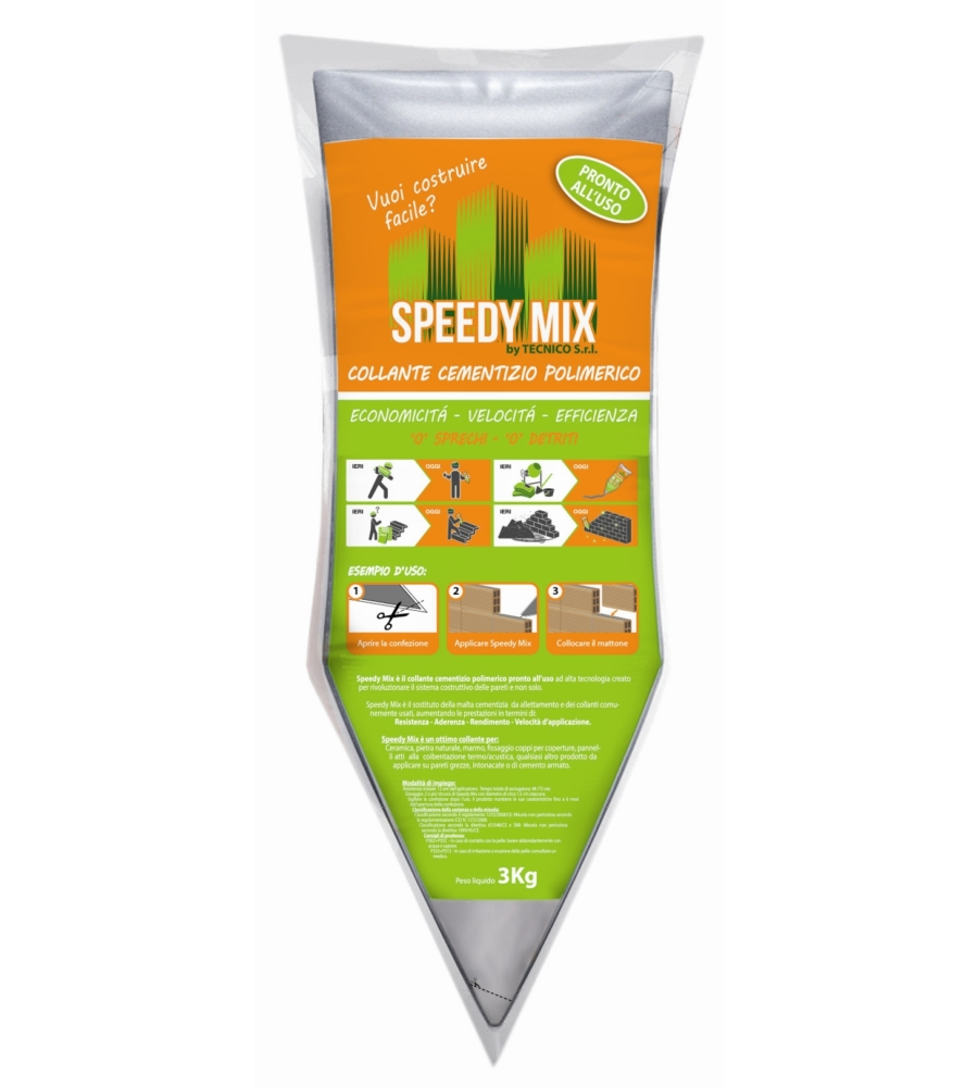 SPEEDY MIX - MALTA POLIMERICA PRONTA ALL' USO - 3 KG.
